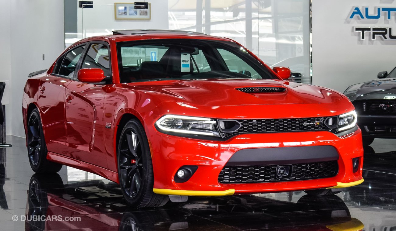 دودج تشارجر 2019 Scatpack SRT, 6.4L V8 HEMI GCC, 0KM with 3 Years or 100,000km Warranty