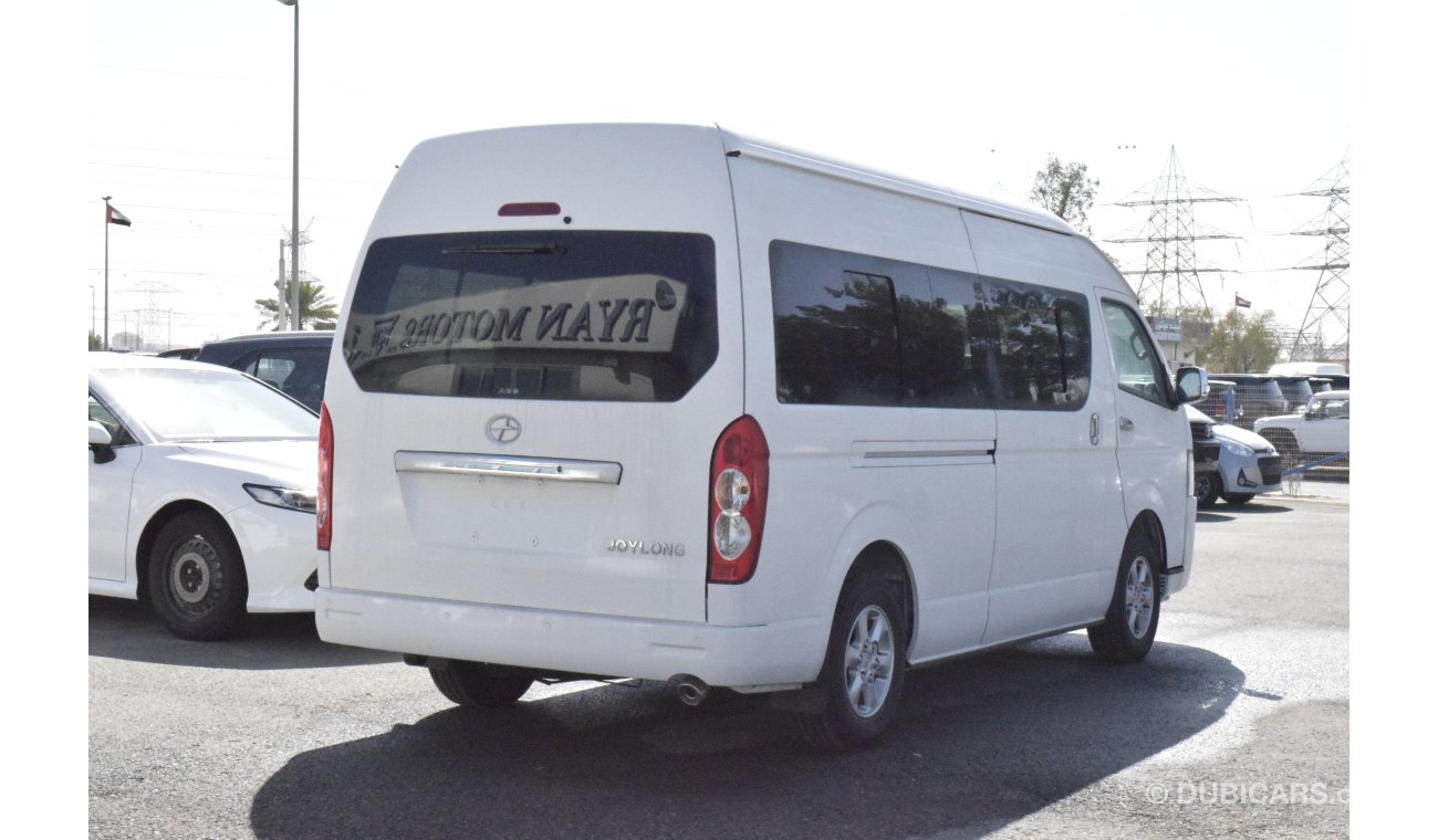 جويلونغ A6 الصين HIACE JOY LONG 2.4L DIESEL 2020 نموذج ناقل الحركة اليدوي 15 مقعد فقط للتصدير