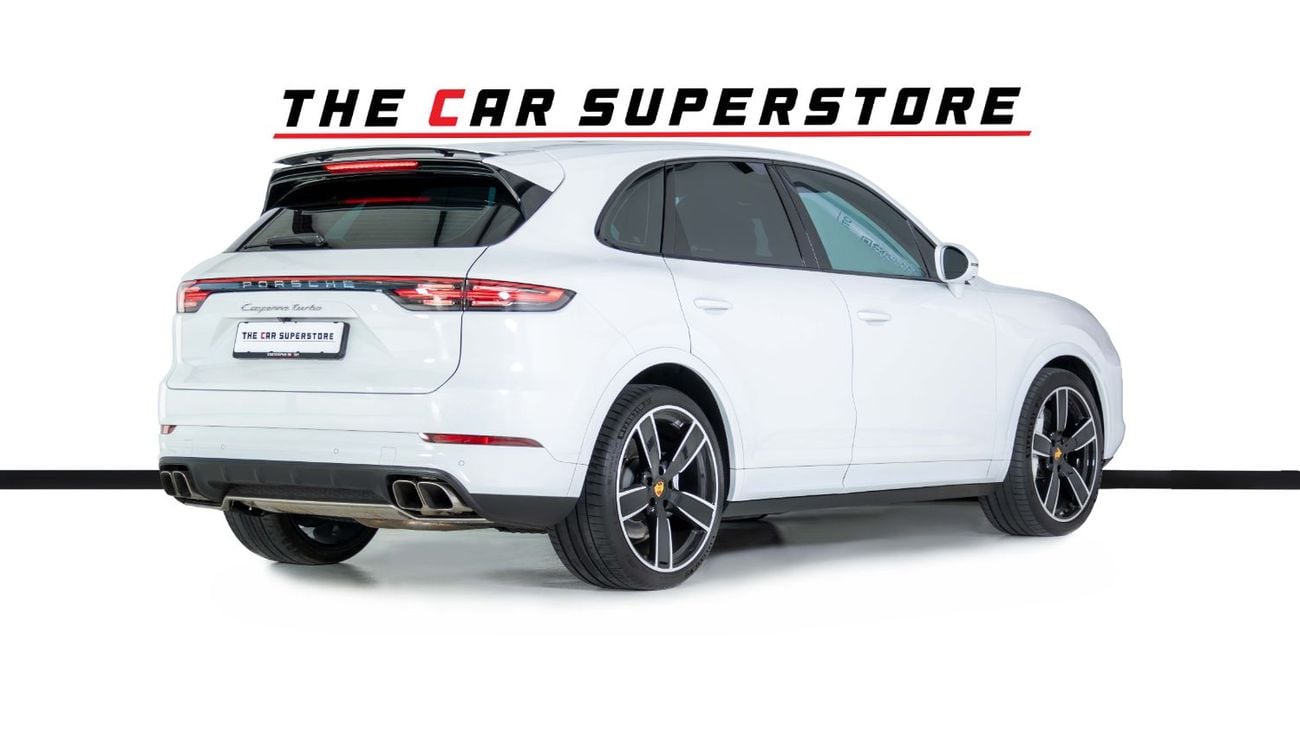 Porsche Cayenne Turbo 4.0L (550 HP) Special Order-Al Nabooda Warranty Until 10/2026-22 Inch Forged Rims