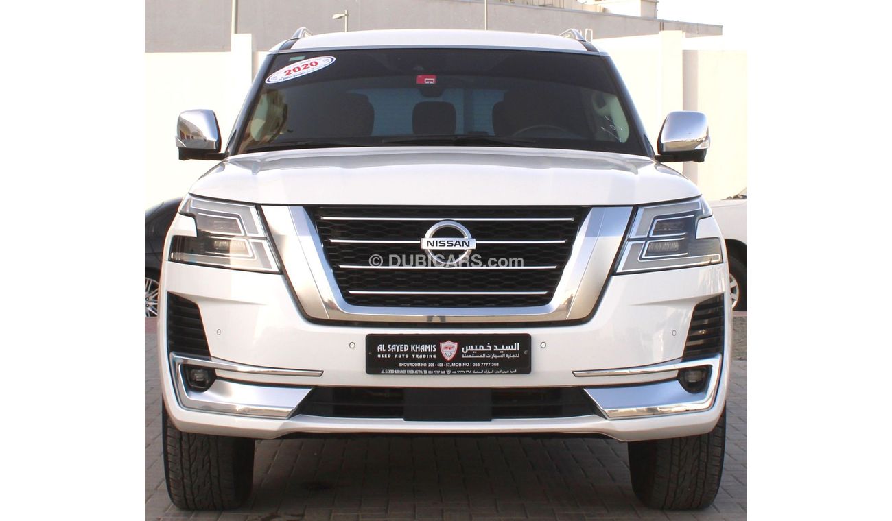 Nissan Patrol SE Platinum City Nissan Patrol Platinum, full option, 2020, GCC, in excellent condition