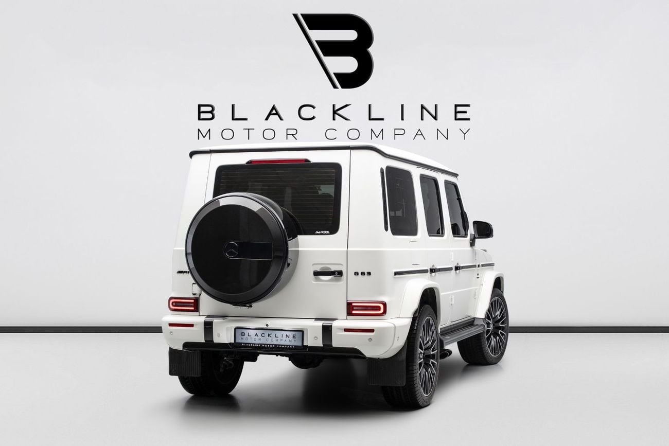 Mercedes Benz G63 AMG STD BUY NOW, PAY 2027 | THE BLACKLINE STANDARD | 2030 Mercedes Warranty + Service Contract, GCC