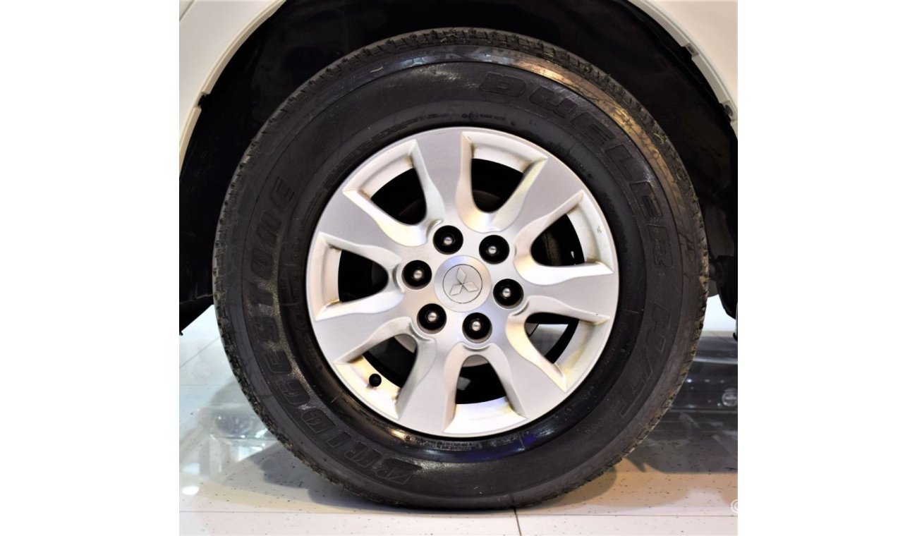 Mitsubishi Pajero ORIGINAL PAINT ( صبغ وكاله ) FULL SERVICE HISTORY! Mitsubishi Pajero GLS 2015 Model!! in White Color