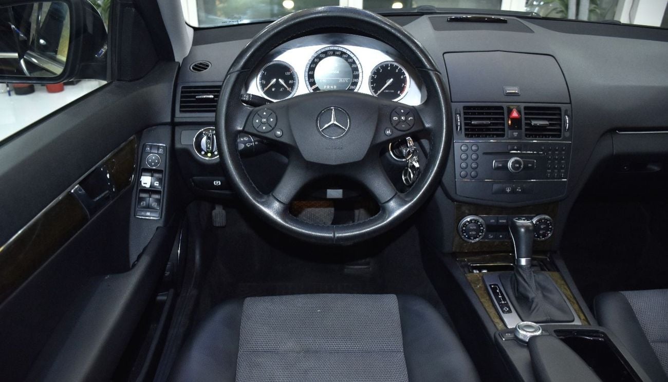 مرسيدس بنز C 230 EXCELLENT DEAL for our Mercedes Benz C230 ( 2008 Model ) in Black Color GCC Specs