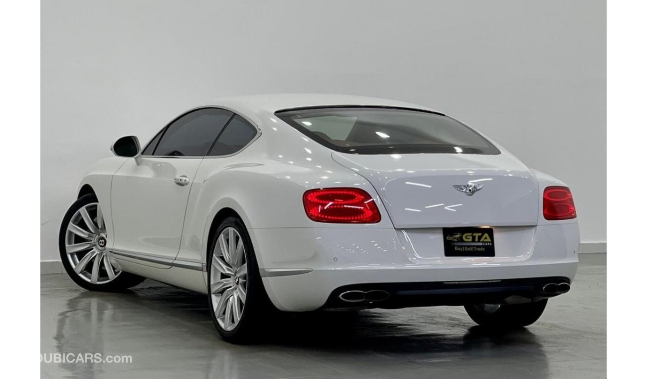 بنتلي كونتيننتال جي تي 2013 Bentley Continental GT, Service History, GCC