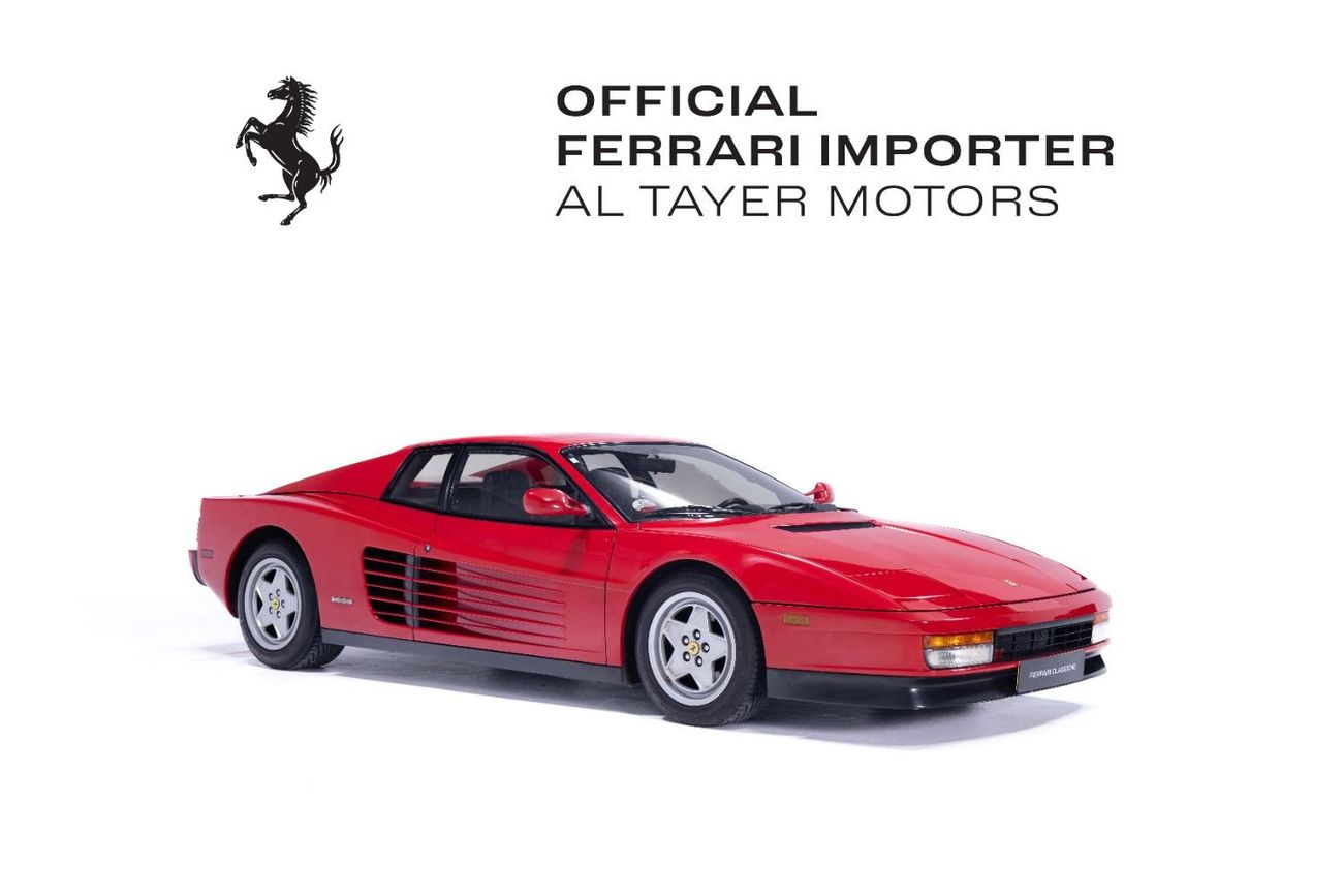 Ferrari Testarossa Drive the Legend: Classiche MY in Rosso Corsa