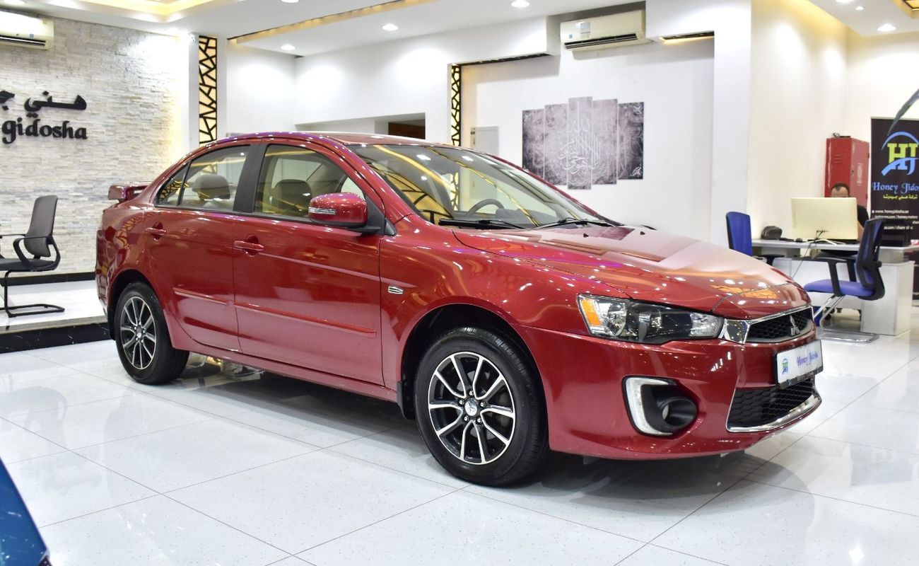 Mitsubishi Lancer EX EXCELLENT DEAL for our Mitsubishi Lancer EX ( 2016 Model ) in Red Color GCC Specs