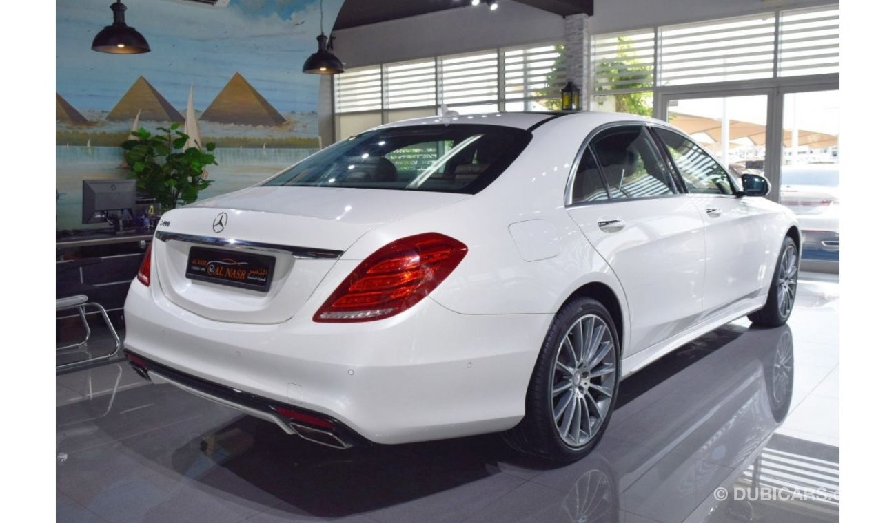 مرسيدس بنز S 400 صبغ وكاله | S 400 AMG | GCC Specs | Excellent Condition | Original Paint | Single Owner | Accident F