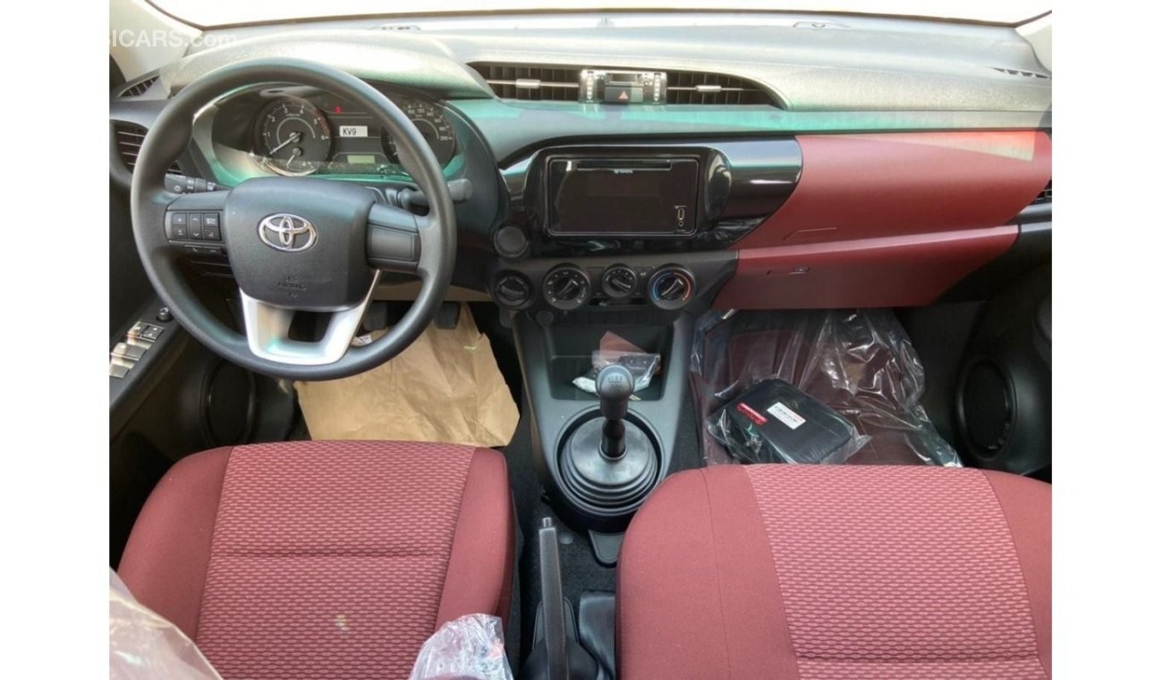 Toyota Hilux DC DIESEL 2.4L 4x4 6MT Plast Bump, AC, 6STR, AIR COMP, 2SPK, 2ABG, AVAILABLE IN COLORS