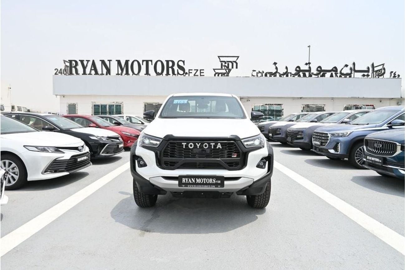 تويوتا هيلوكس GR Sport 2.8L Toyota Hilux GR-Sport 2.8L Diesel 4WD Pickup, Model 2024, Color White (Export Price)