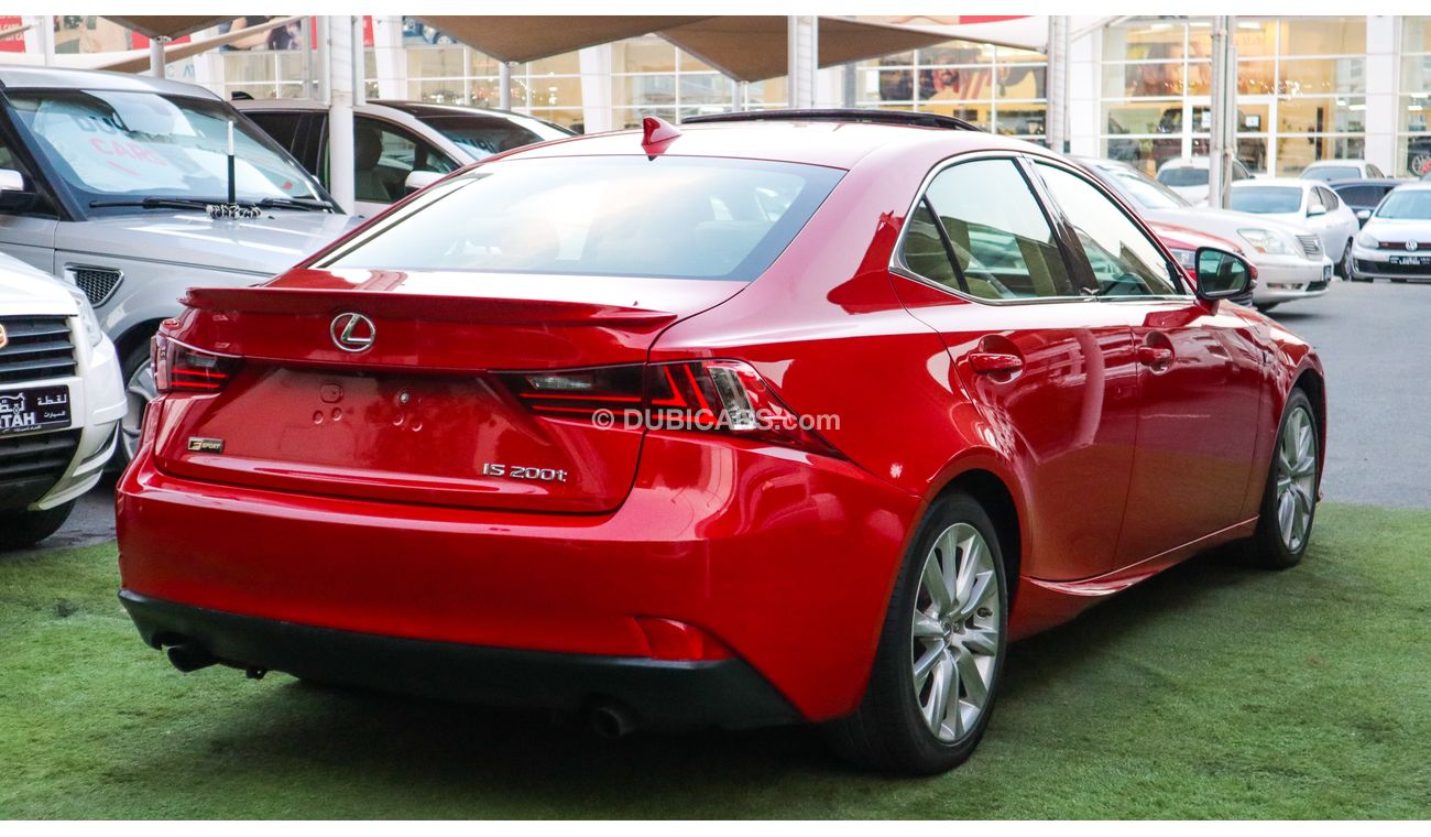 Lexus IS 200 Lexes IS200T MODEL 2016 Red Coulour Number One EXelent Condition