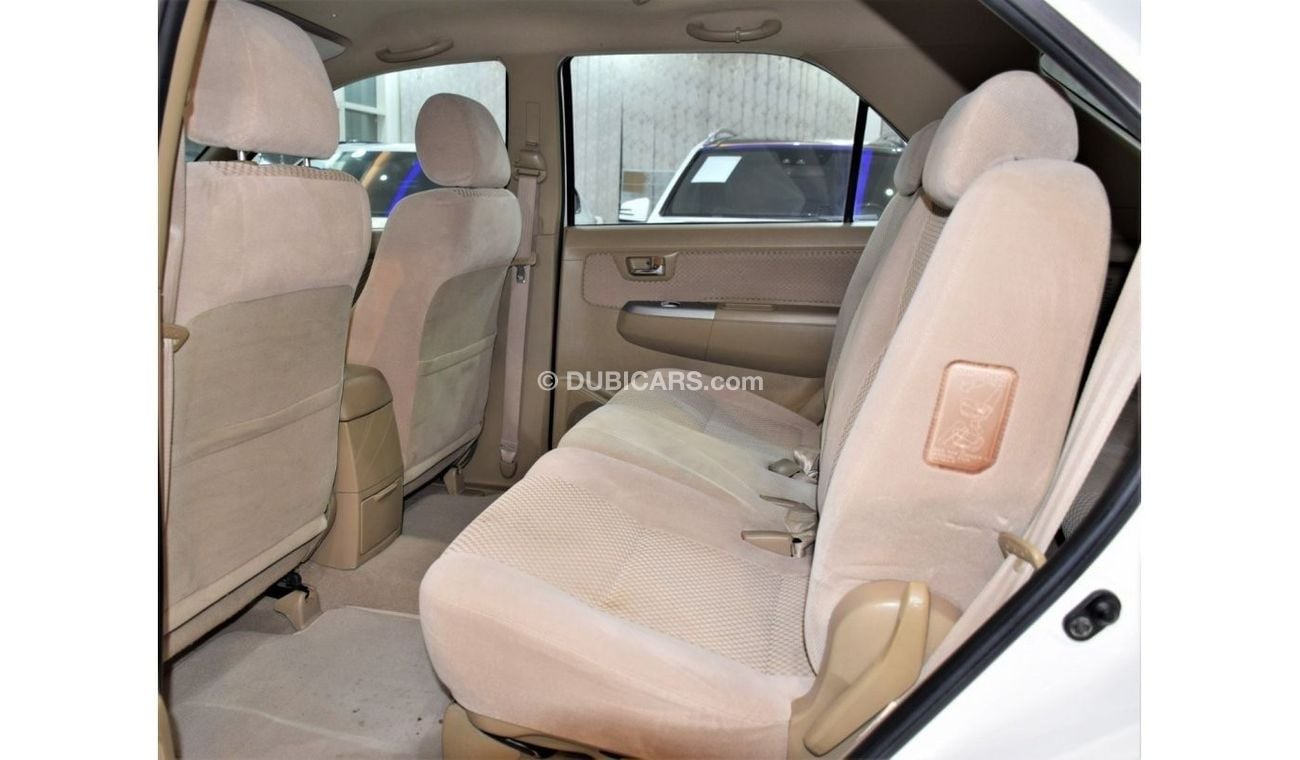 Toyota Fortuner EXCELLENT DEAL for our 4 Cylinder Toyota Fortuner 2010 Model!! in White Color! GCC Specs