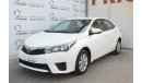 Toyota Corolla 2.0L 2016 MODEL GCC SPECS WITH WARRANTY