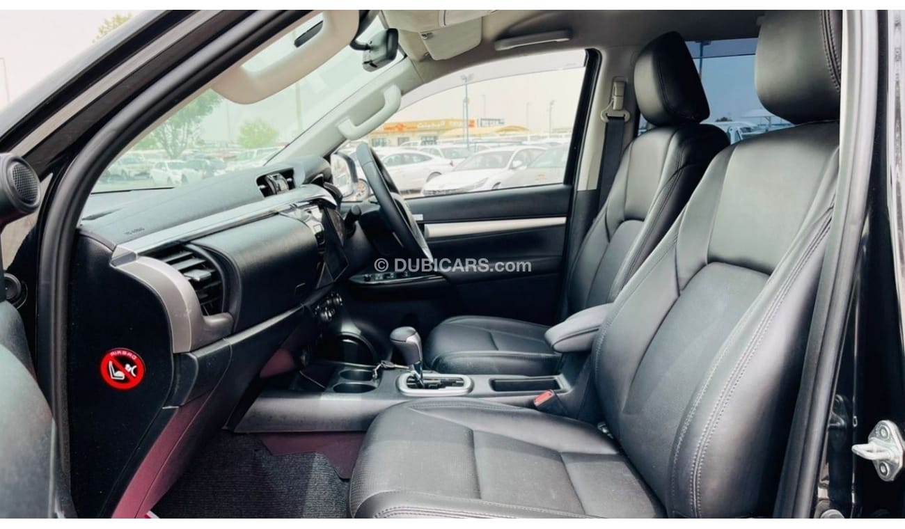 Toyota Hilux 2021 Black Modified [JAPAN Imported] Diesel AT 4WD Push Start 4CYL {RHD} Parking Sensors Premium Con