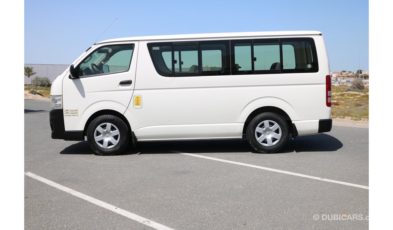 تويوتا هاياس STANDARD ROOF MINI BUS WITH GCC SPEC