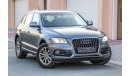 Audi Q5 2.0L 2014 GCC under Warranty with Zero Down-Payment.