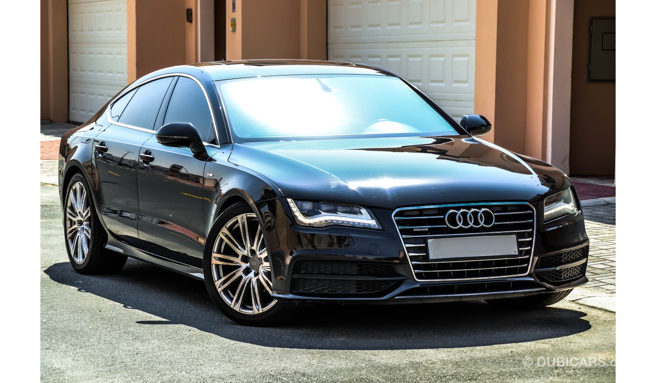 Audi A7 2.8 V6 Supercharged GCC 2014 under Warranty with Zero Down-Payment