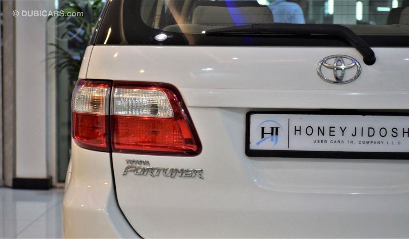 Toyota Fortuner EXCELLENT DEAL for our 4 Cylinder Toyota Fortuner 2010 Model!! in White Color! GCC Specs