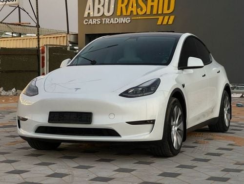 Tesla Model Y TESLA MODEL Y LONG RANGE DUAL MOTOR MODEL : 2023 MILEAGE : 24,000 km PRICE : 172,000 DIRHAMS Gulf sp
