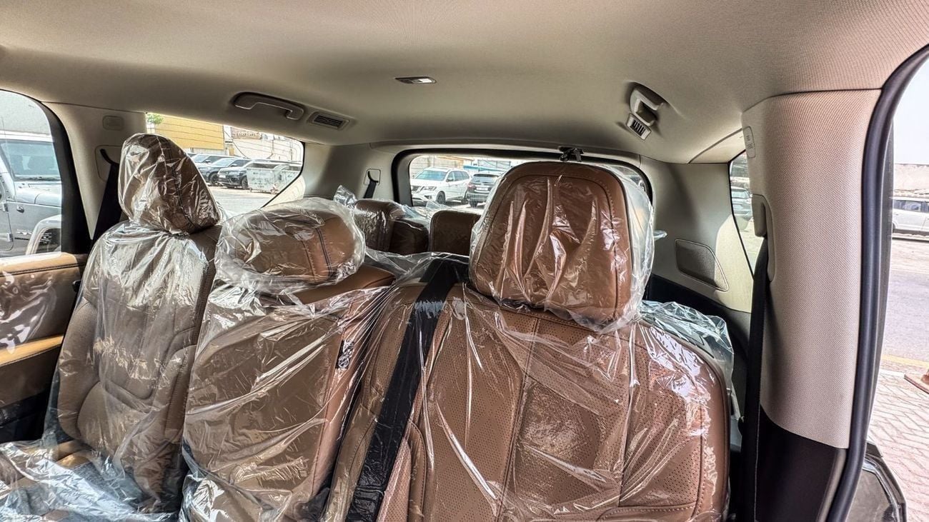 Infiniti QX80 Sensory Bench Chairs 3.5L Sensory 2025 Brand New GCC For Export Only 3.5L Twin Turbo