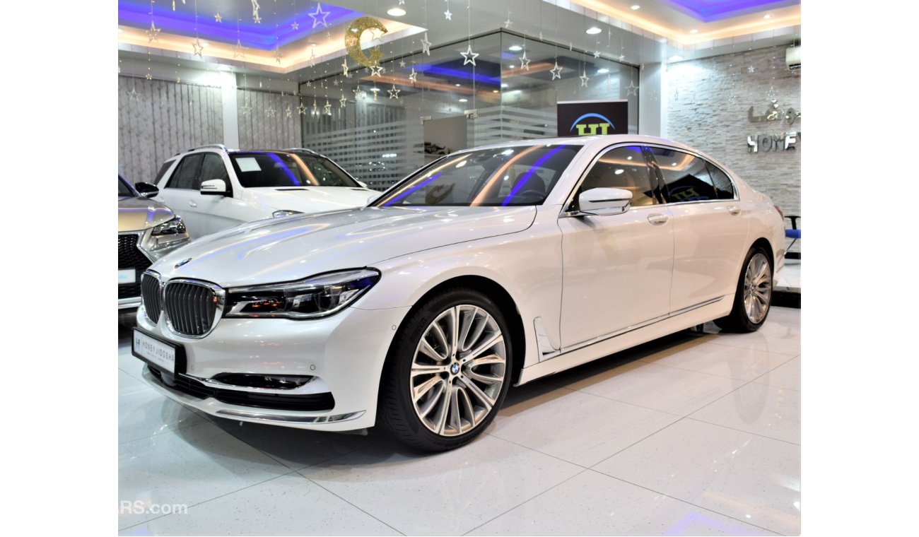 بي أم دبليو 740 ONLY 90,000KM! BMW 740Li 2016 Model! White Color GCC Specs