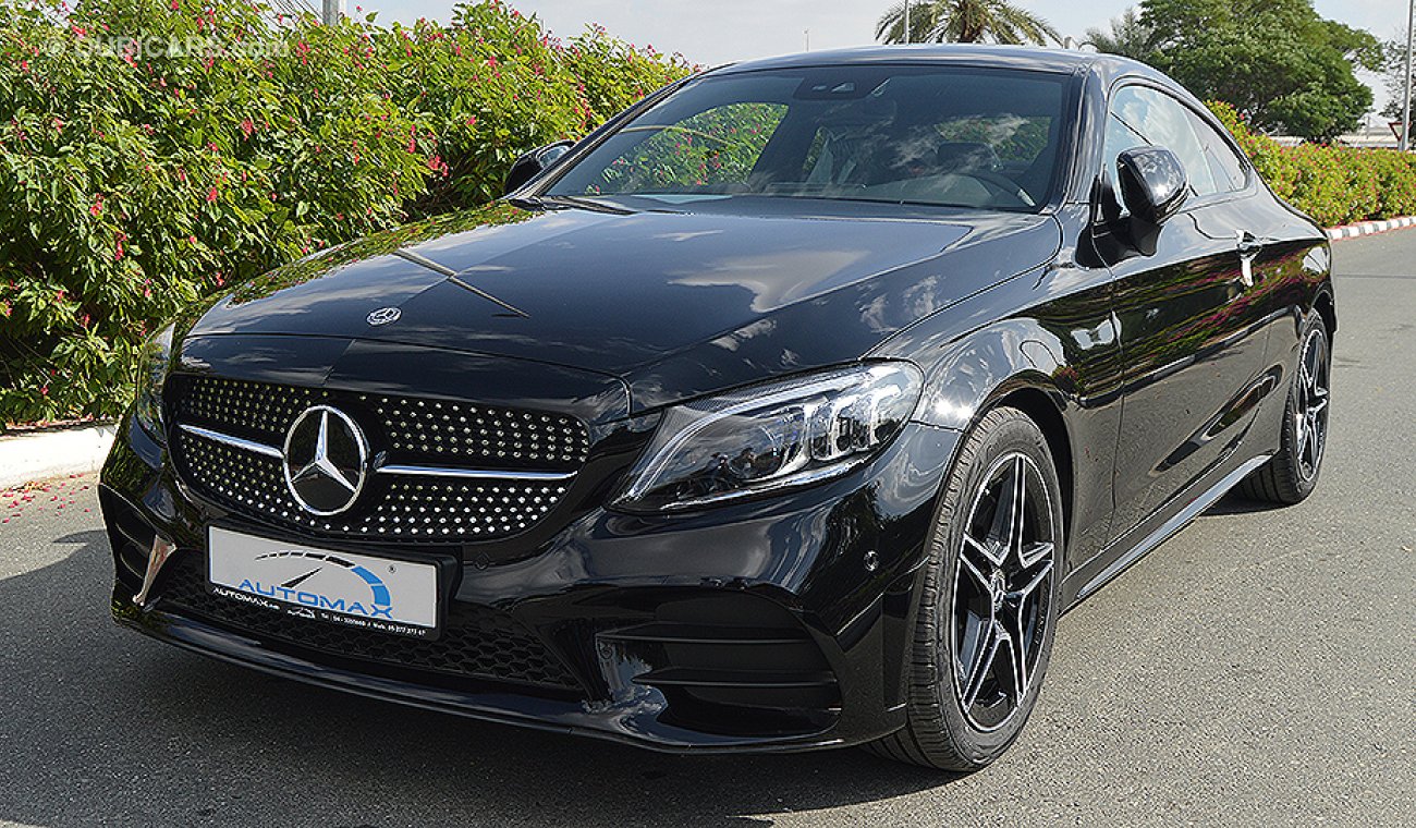 مرسيدس بنز C 200 كوبيه 2020 AMG, 2.0L Turbo GCC, 0km w/ 2Yrs Unlimited Mileage Warranty + 3Yrs Service at EMC