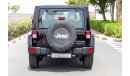 جيب رانجلر JEEP WRANGLER SAHARA - 2017 - GCC - ZERO DOWN PAYMENT - 1560 AED/MONTHLY - AL FUTTAIM WARRANTY