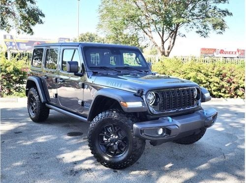 جيب رانجلر 2024  JEEP WRANGLER 4XE HARD TOP CONVERTIBLE (4DR SUV,ELECTRIC,HYBRID AND PETROL,  2.0 4CYL TURBO PE