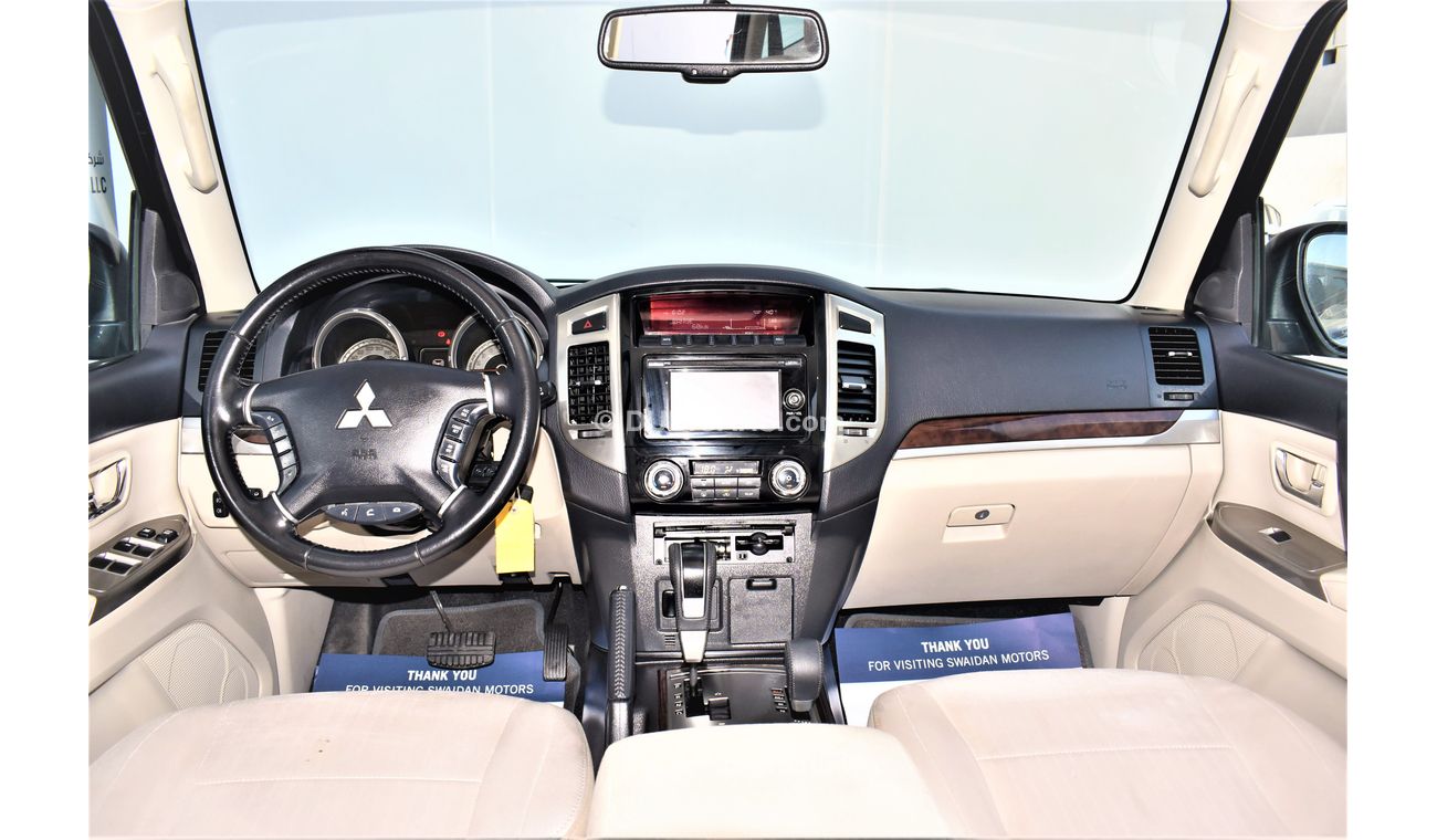 Mitsubishi Pajero AED 1329 PM | 3.0L GLS V6 4WD GCC DEALER WARRANTY