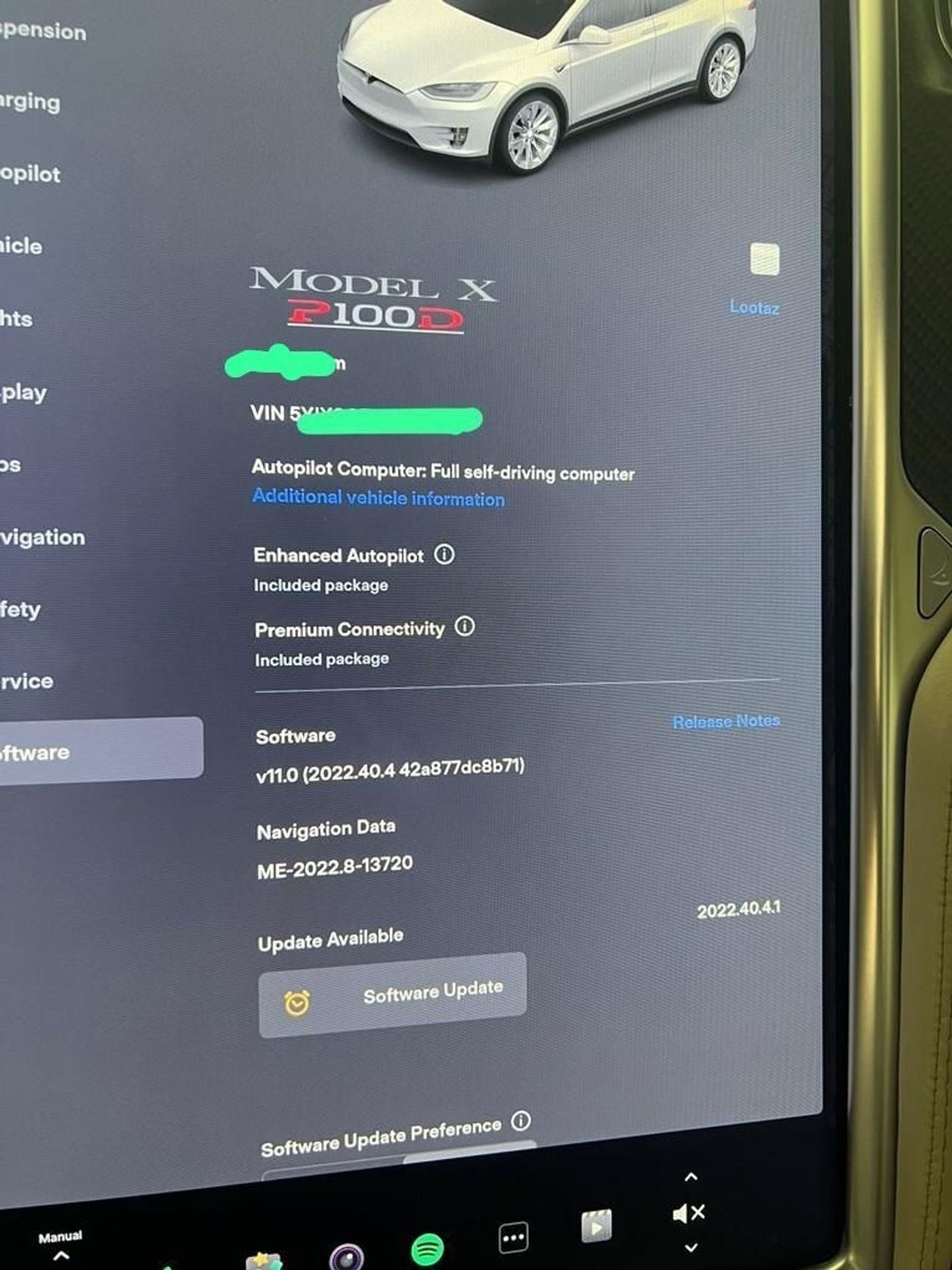 تسلا موديل اكس P100 D Long range