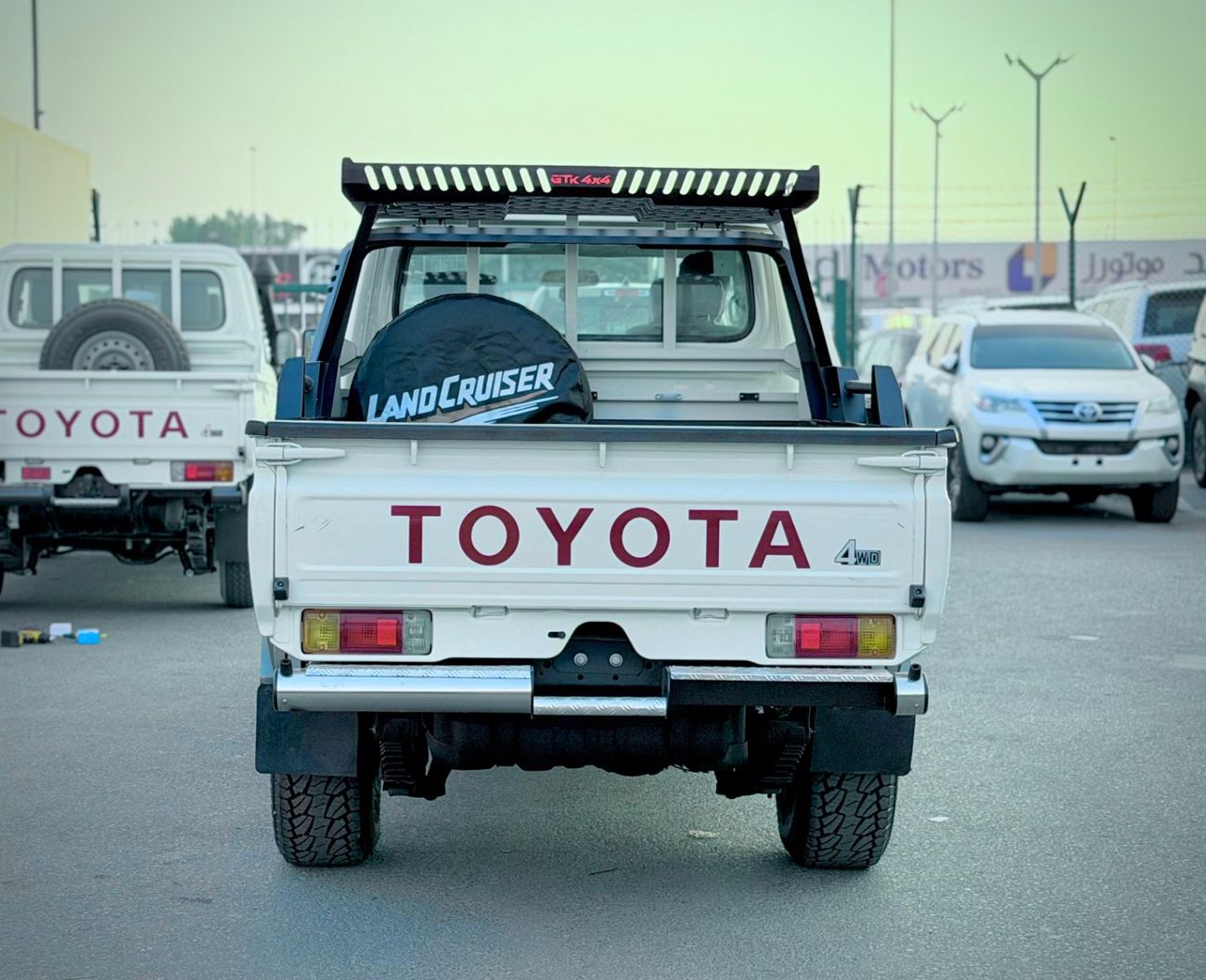 تويوتا لاند كروزر Toyota landcruise pickup single cab 2020Model 4.5 1VD Diesel engine RHD Colour White Interior grey 2