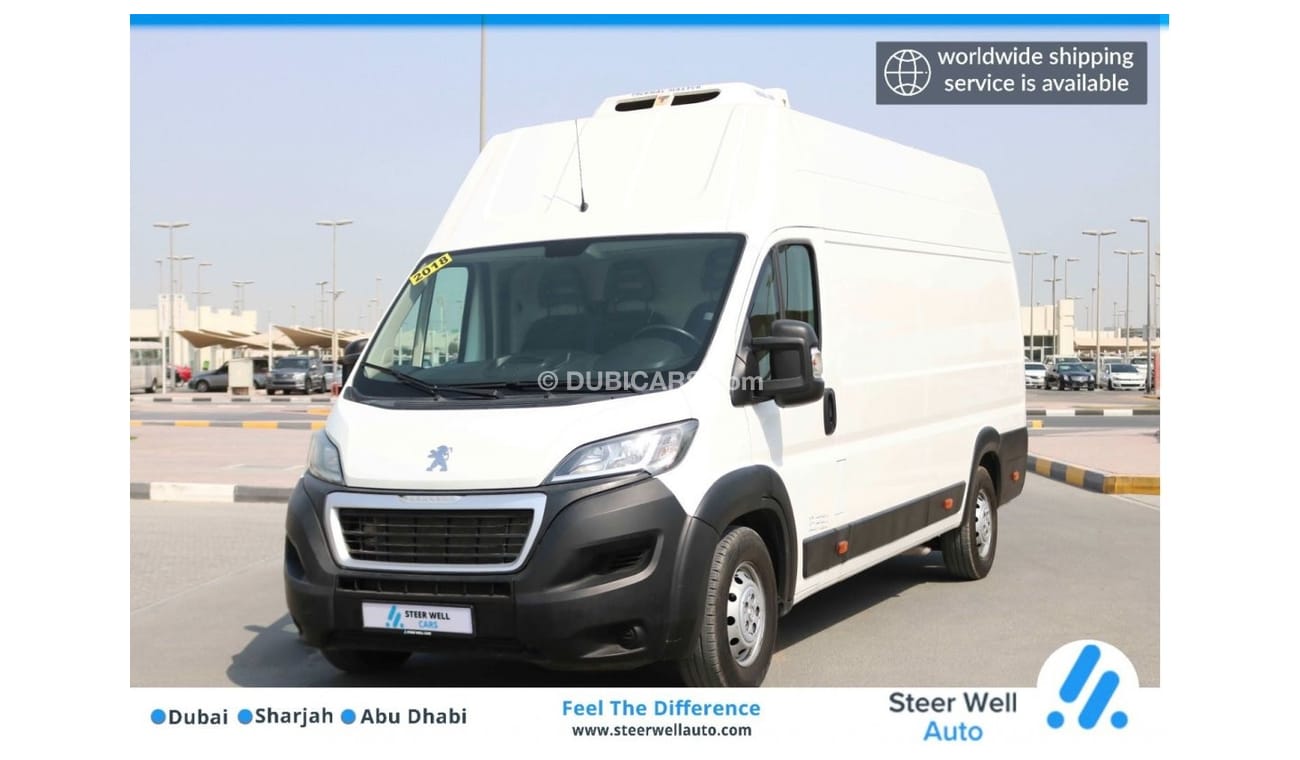 Peugeot Boxer 2018 |  REFRIGERATED VAN -EXCELLENT CONDITION WITH GCC SPECS - VAT EXCLUDED