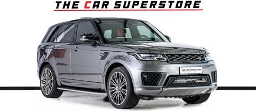 Land Rover Range Rover Sport GCC-22 Inch Rims-Black Contracting Roof-Red Interior