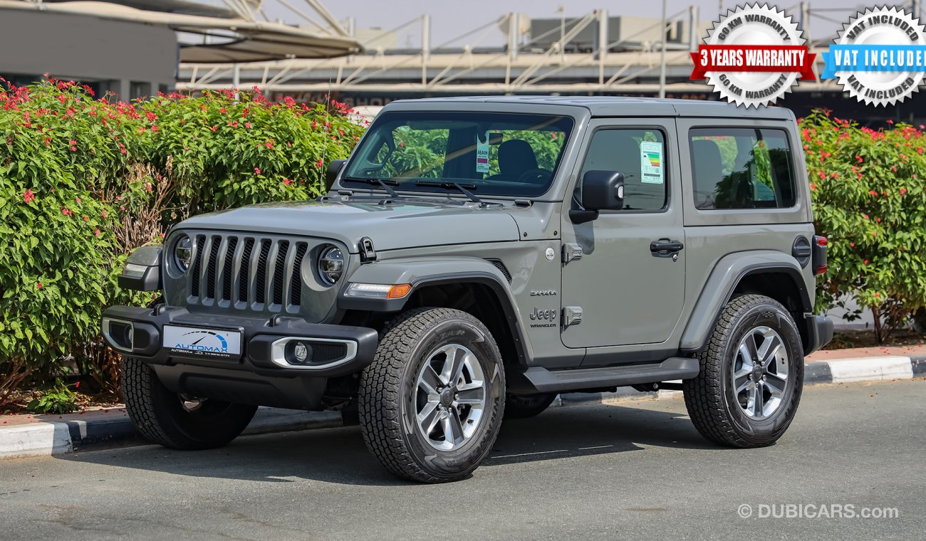 Jeep Wrangler Sahara V6 3.6L , GCC , 2021 , 0Km , With 3 Yrs or 60K Km WNTY @Official dealer