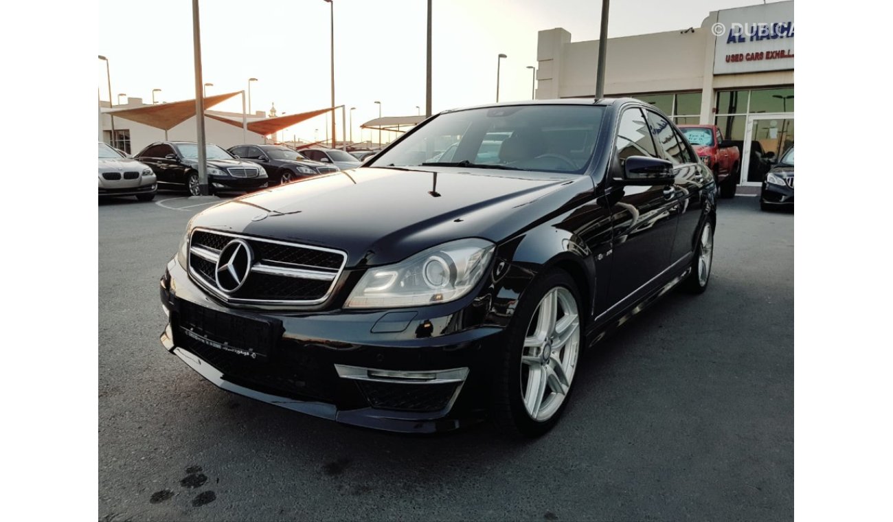 Mercedes-Benz C 350 with C63 kit package AMG from agency model 2013 full service full option panorama leather sea