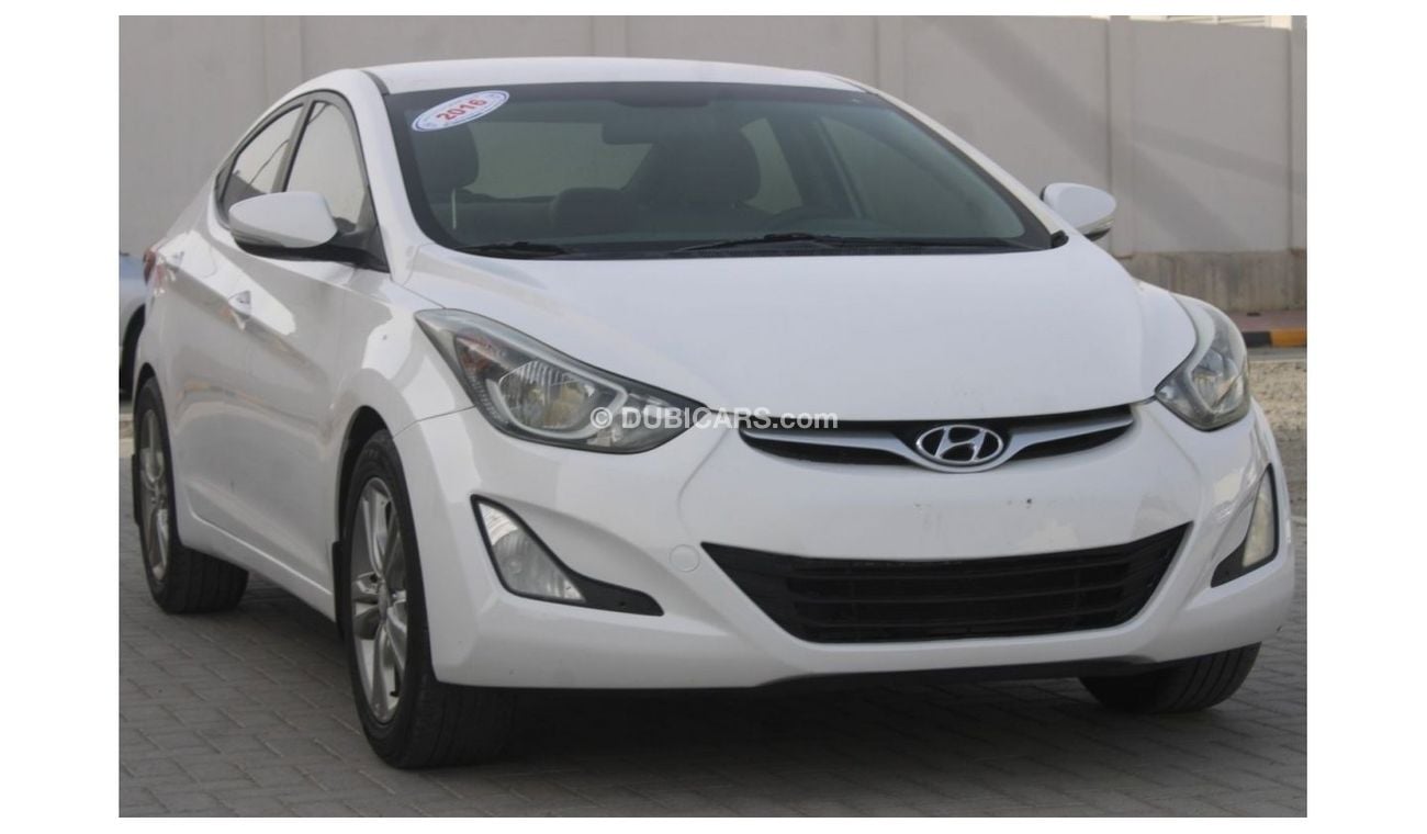 Hyundai Elantra HYUNDAI ELANTRA 2016 WHITE GCC 1.6 EXCELLENT CONDITION WITHOUT ACCIDENT