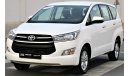 Toyota Innova Toyota Innova 2018 GCC in excellent condition without accidents, very clean from inside and outside