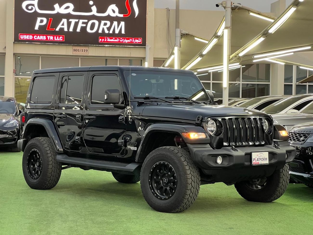 Jeep Wrangler Jeep wrangler unlimited sport V6, Model 2021 Gcc specs  original paint no accident, Under dealer war