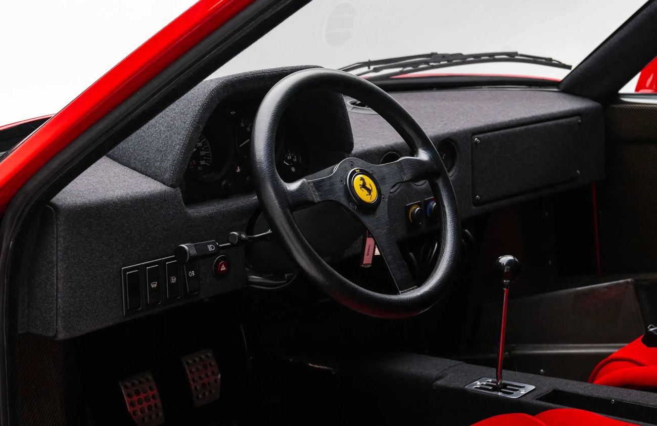 Ferrari F40 2.9L V-8 Twin-Turbocharged Engine