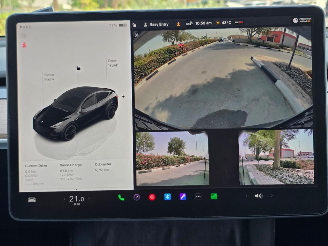 Tesla Model Y Performance (AWD) DUAL MOTOR 2024 GCC LOW MILEAGE WITH TESLA AGENCY WARRANTY IN MINT CONDITION