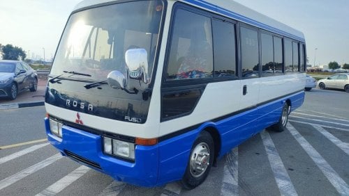 ميتسوبيشي روزا BE434F-03126 || MITSUBISHI	ROSA (BUS)	1997	WHITE /BLUE | DISELE	155306	RHD	MANUAL.