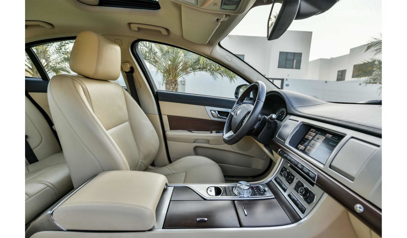 Jaguar XF 3.0L V6 Supercharged - Under Warranty!   GCC - AED 1,705 PER MONTH - 0% DOWNPAYMENT