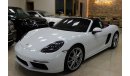 Porsche 718 Boxster (2022) V4 2.0L CONVERTIBLE, GCC, UNDER WARRANTY FROM LOCAL DEALER