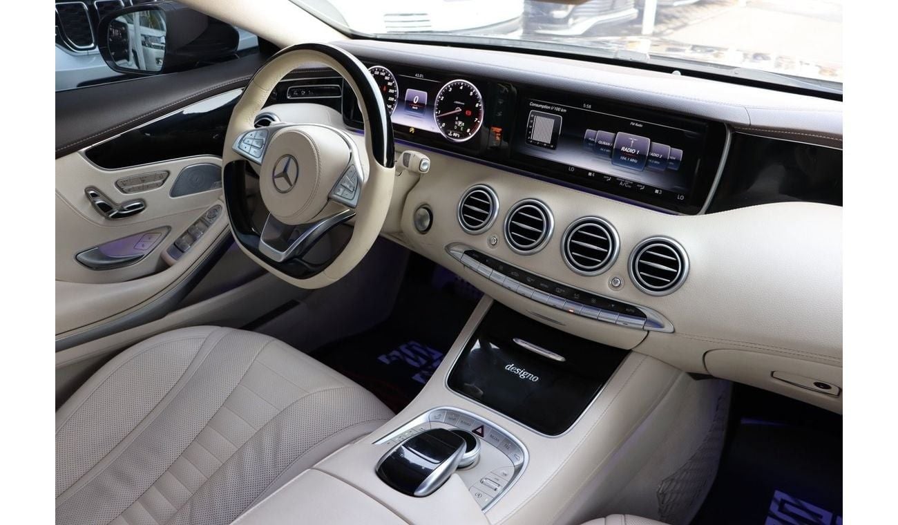 مرسيدس بنز S 500 كوبيه Mercedes-Benz S500 Coupe / 2016 / Germany / Original Paint/ Free Accident/ First Owner