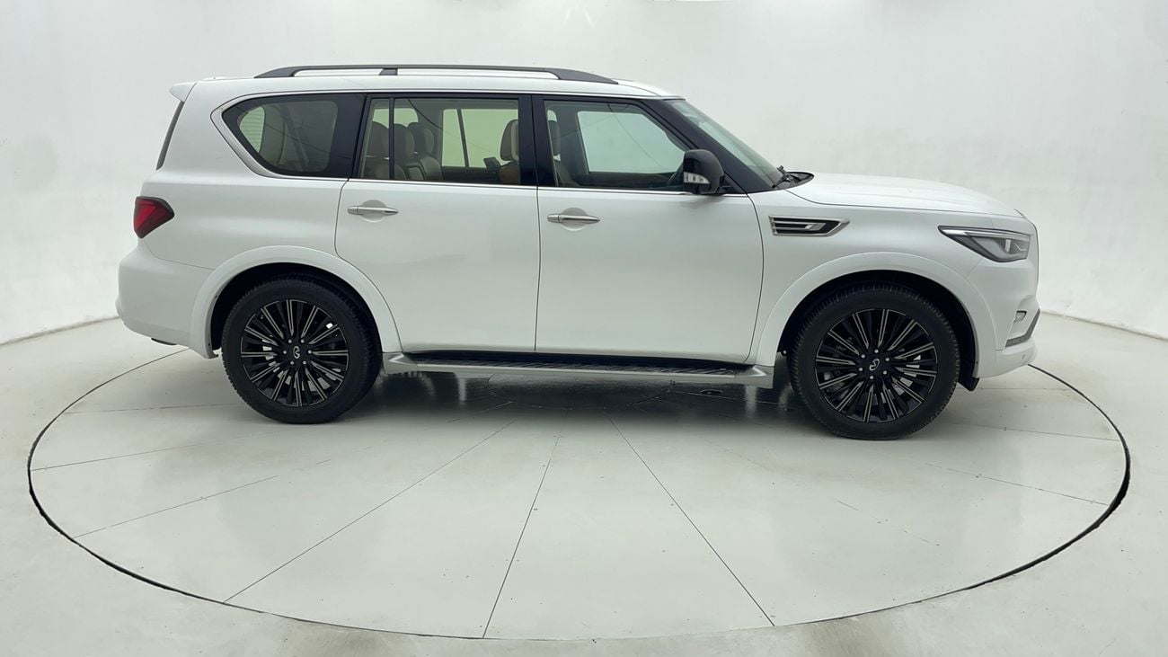 Infiniti QX80 Luxe 7st 5.6L 2023 LUXE | AED 2421/Month | 0 DP | 30 Day Return | Warranty | Service History