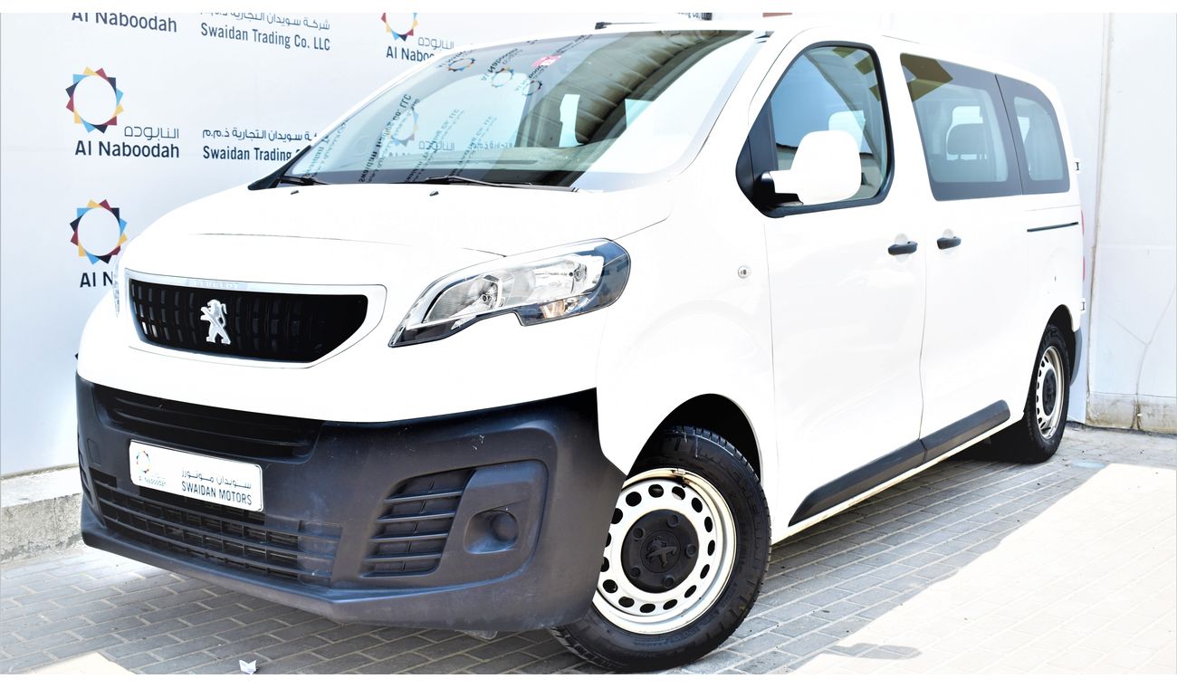 Peugeot Expert 2.0L DIESEL AUTO COMBI 9 SEATER VAN 2018 GCC AGENCY WARRANTY UP TO 2024 OR 100000KM