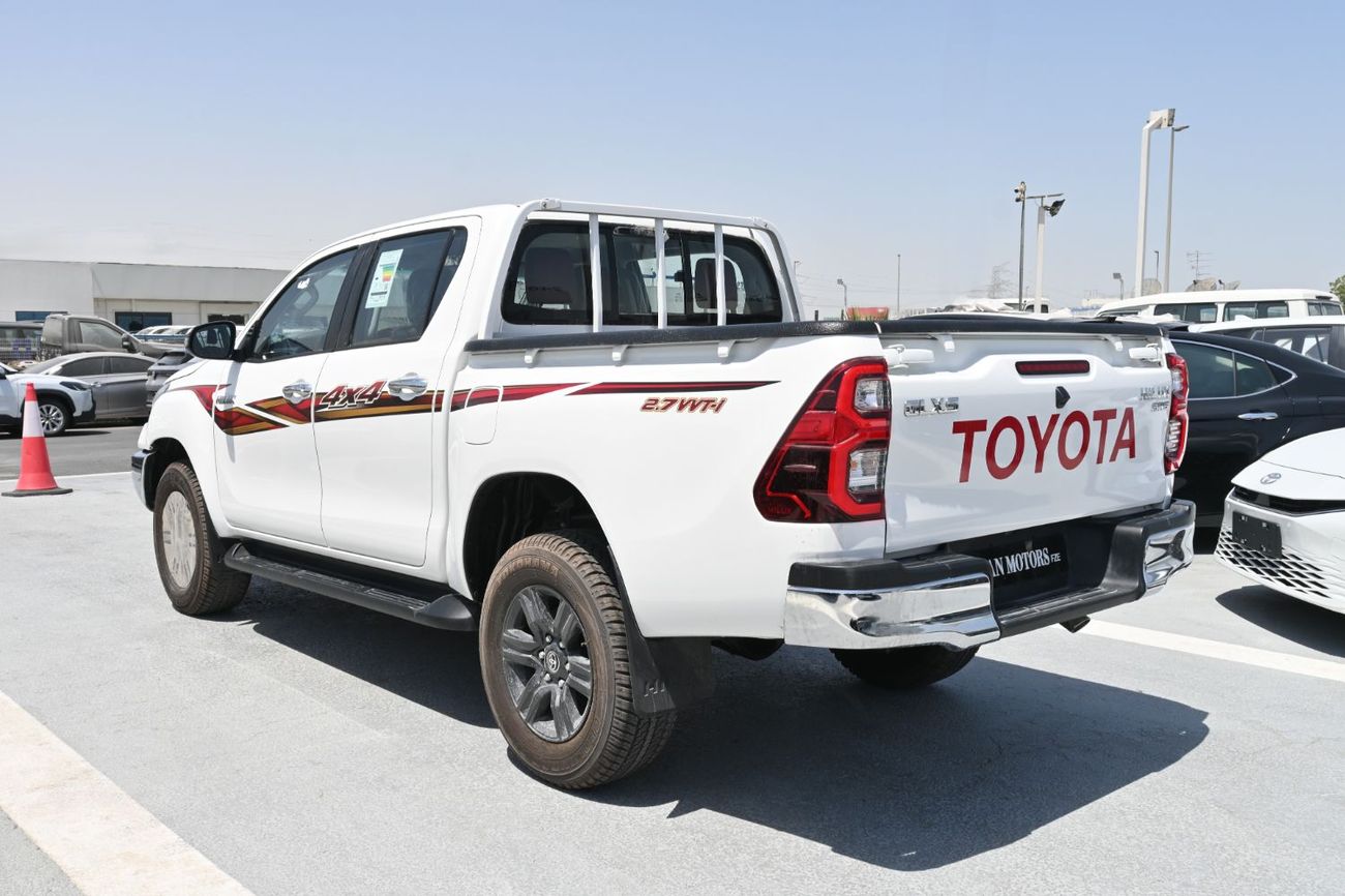 تويوتا هيلوكس Toyota Hilux SR5 GLXS 2.7L Petrol, Automatic 4WD, Model 2025, Color White
