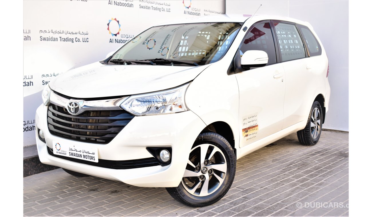 Toyota Avanza 1.5L GLS VAN 2STR 2017 GCC