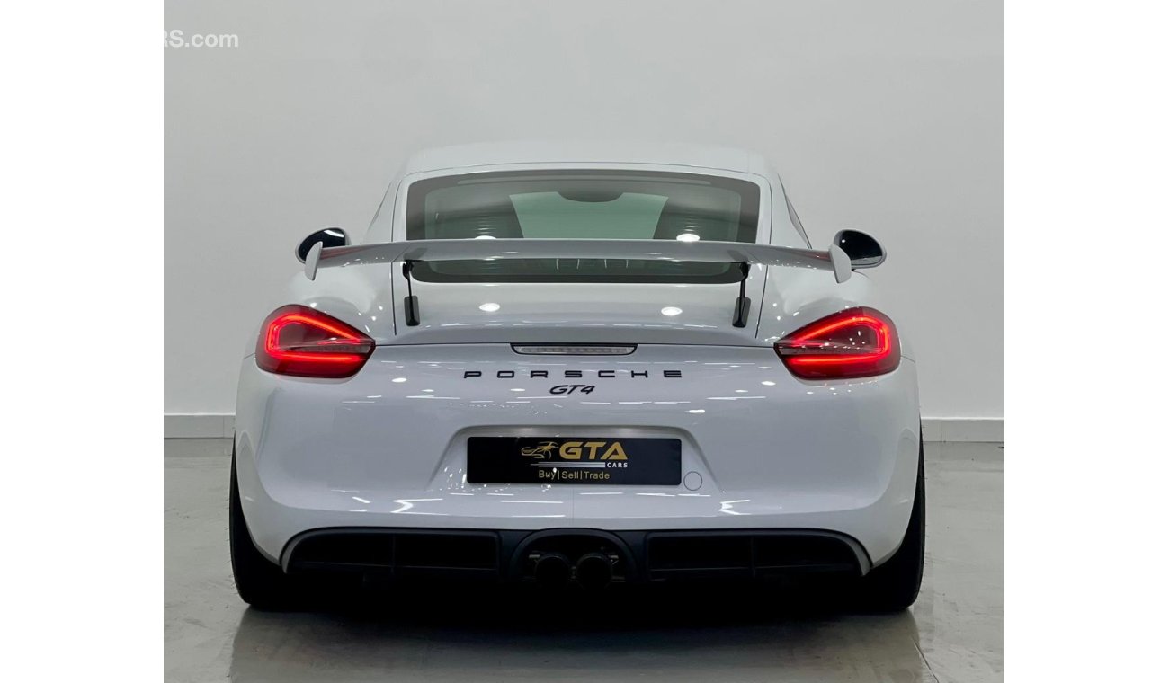 Porsche Cayman GT4 2016 Porsche Cayman GT4, Porsche Warranty-Full Service History, GCC