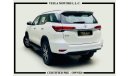 Toyota Fortuner FULL OPTION + LEATHER SEATS + NAVIGATION + 4WD / 2019 / GCC / UNLIMITED MILEAGE WARRANTY / 1,844 DHS