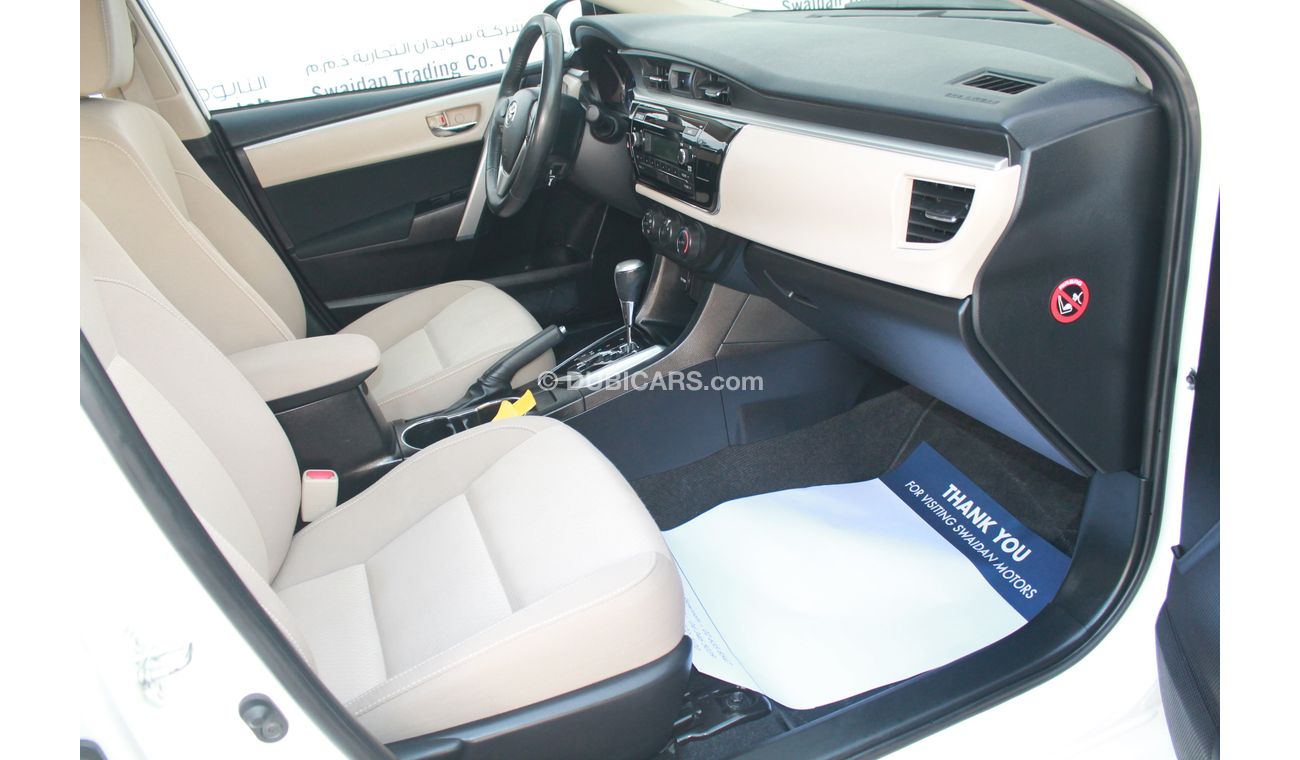 Toyota Corolla 2.0L SE+ 2015 MODEL WITH GCC SPECS